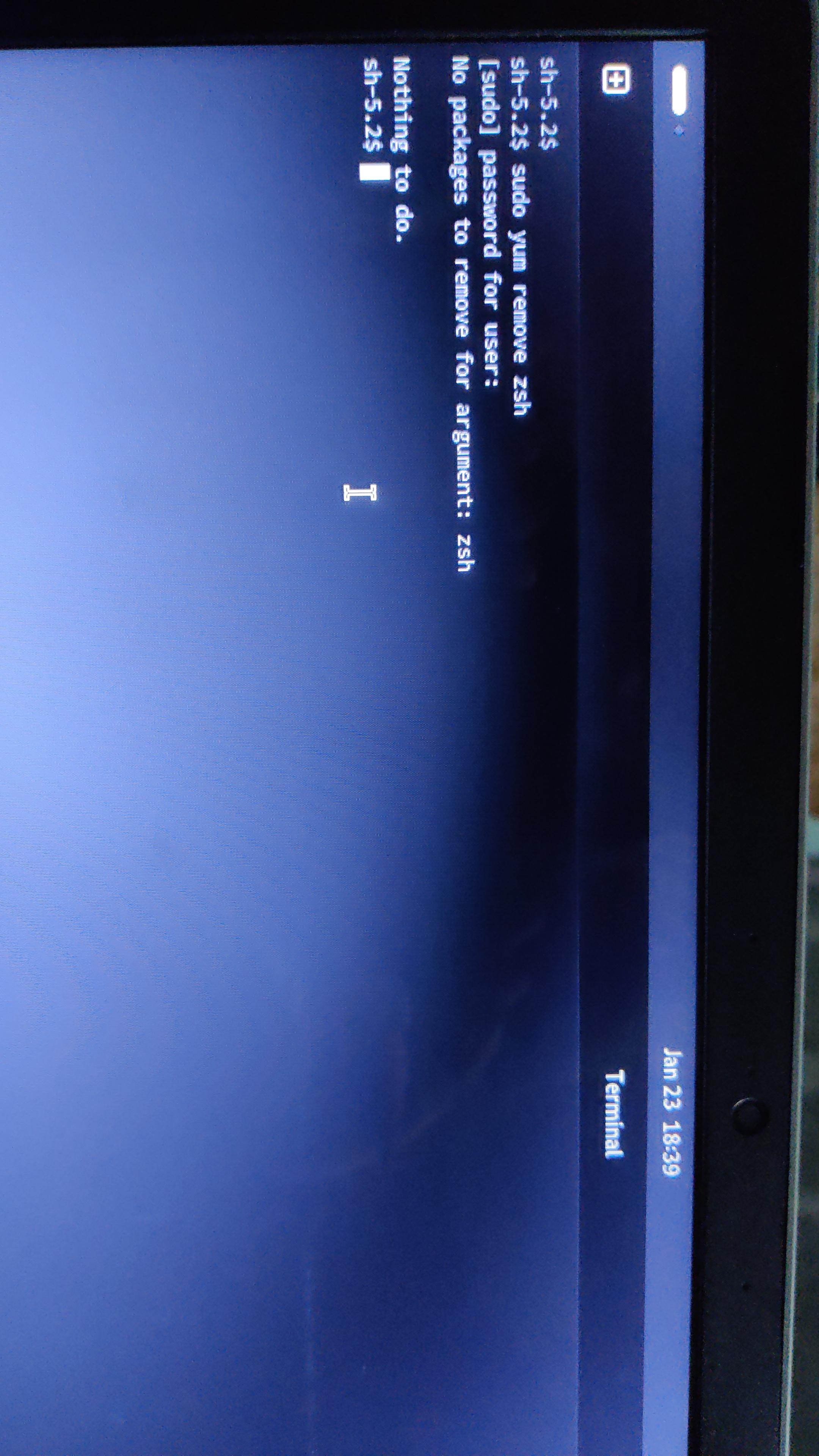 What to do to bring back the default terminal ? : r/Fedora