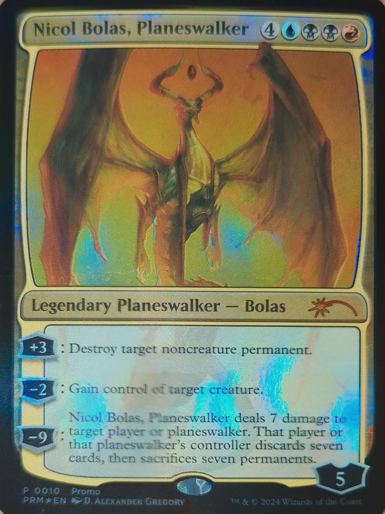 ニコル・ボーラス、プレインズウォーカー、PRMセットから : r/mtg