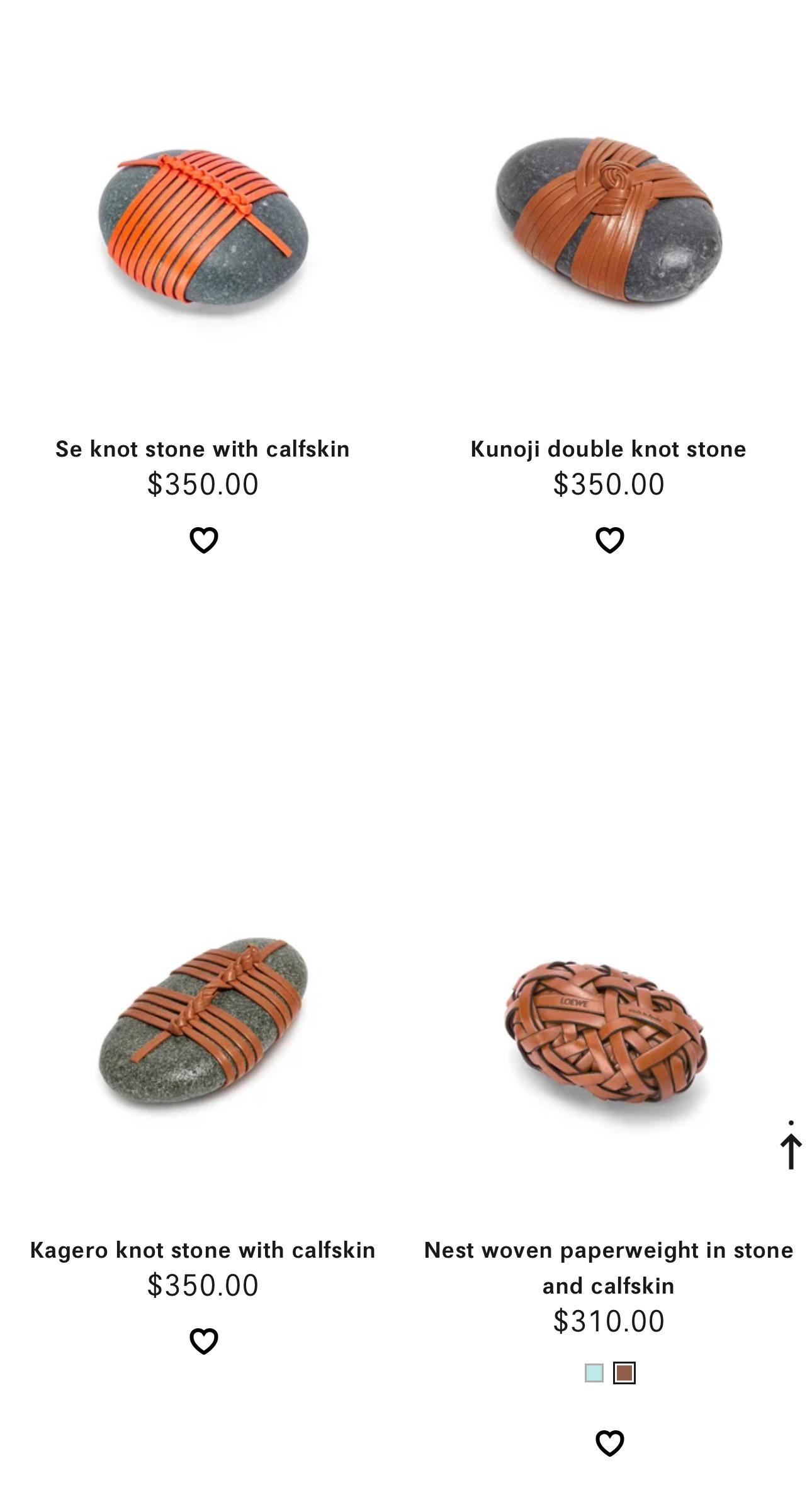 Somebody come get Loewe… They're trying to sell a rock for $350