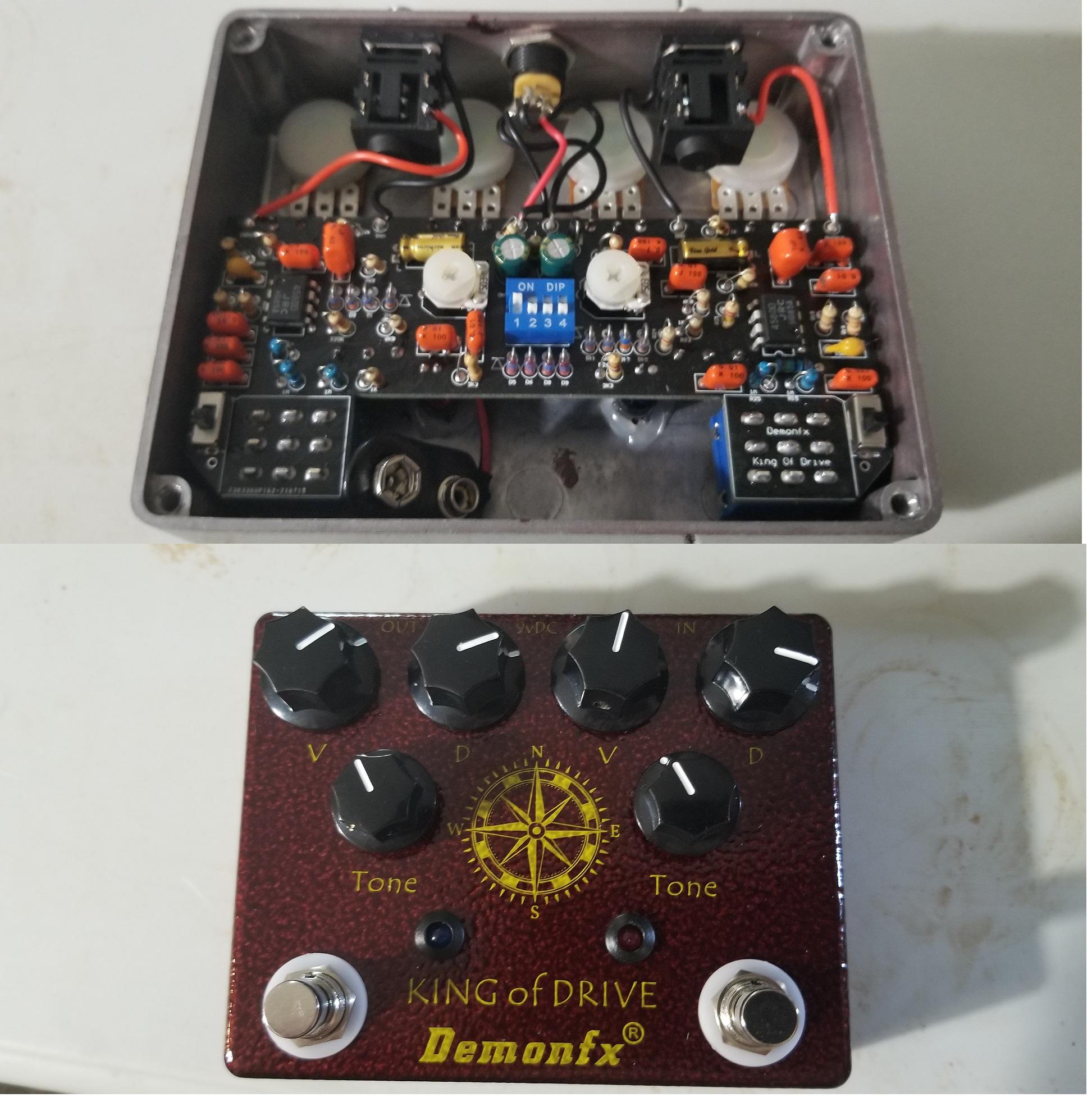 NPD DemonFX King of Drive (中国製のKoTクローン)。ちょっと慣れる
