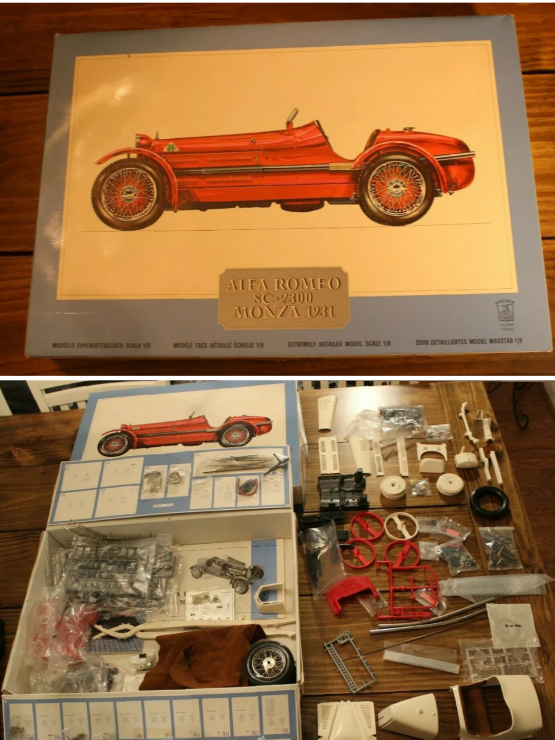 Pocher Alfa Romeo SC-2300 Monza 1931 model car. My best find so