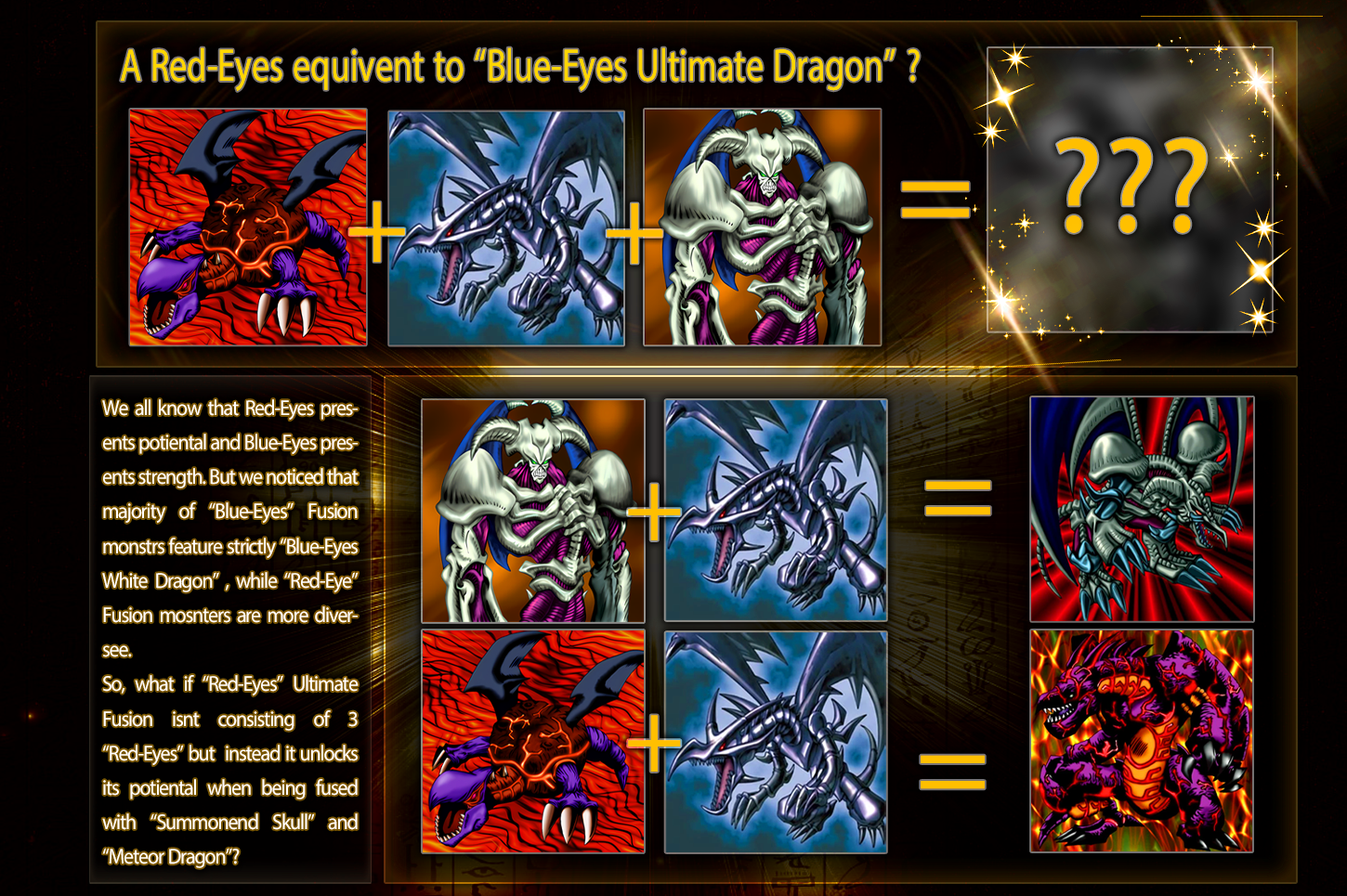 もし「レッドアイズ」が「ブルーアイズ・アルティメットドラゴン」に