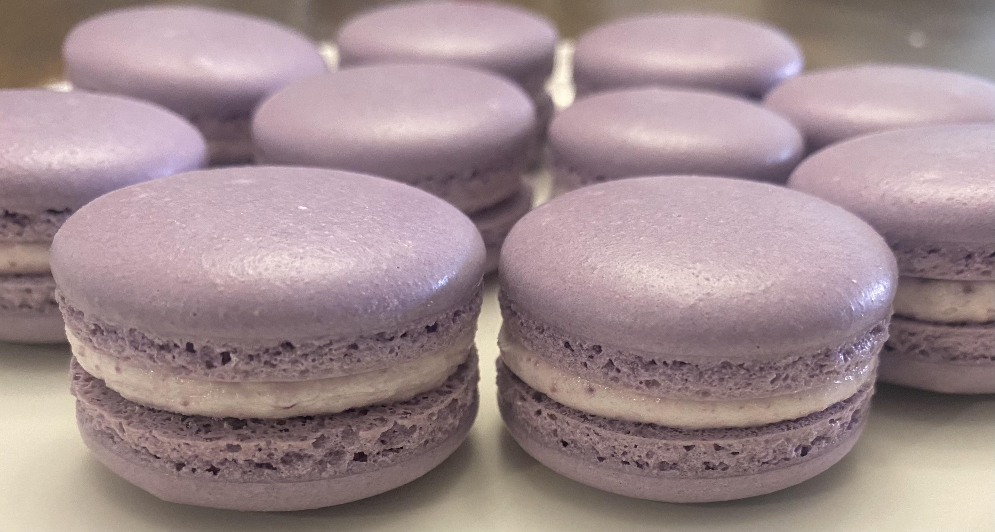 ウベマカロン : r/Baking