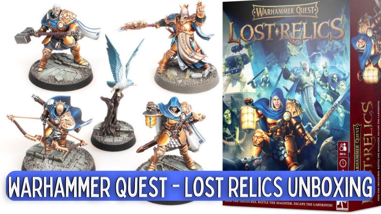 Warhammer Quest - Lost Relics Unboxing - YouTube