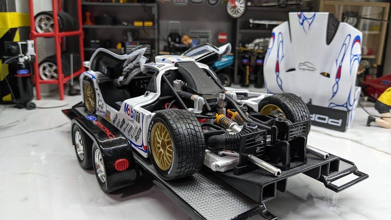 1/18 Scale 1998 Porsche 911 Gt1 LeMans Diecast Model By Maisto