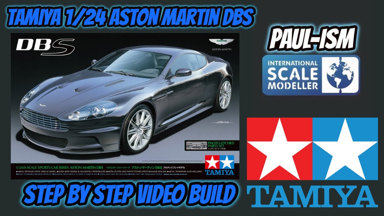 Part 5 - Tamiya 1/24 Aston Martin DBS Step by Step Build - YouTube