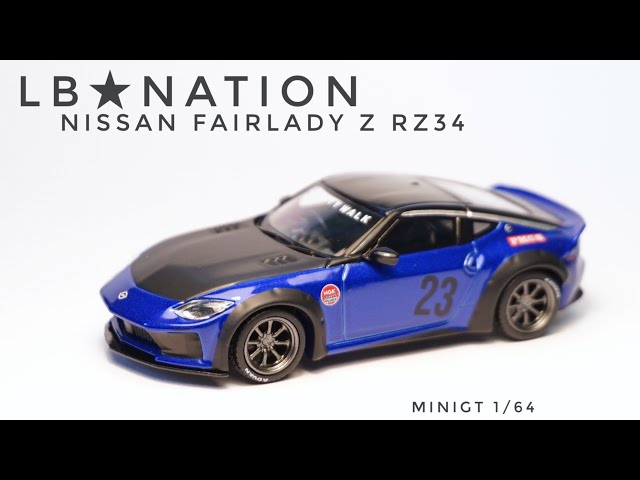 This is a beautiful blue! Liberty Walk's Z from the MINI GT series