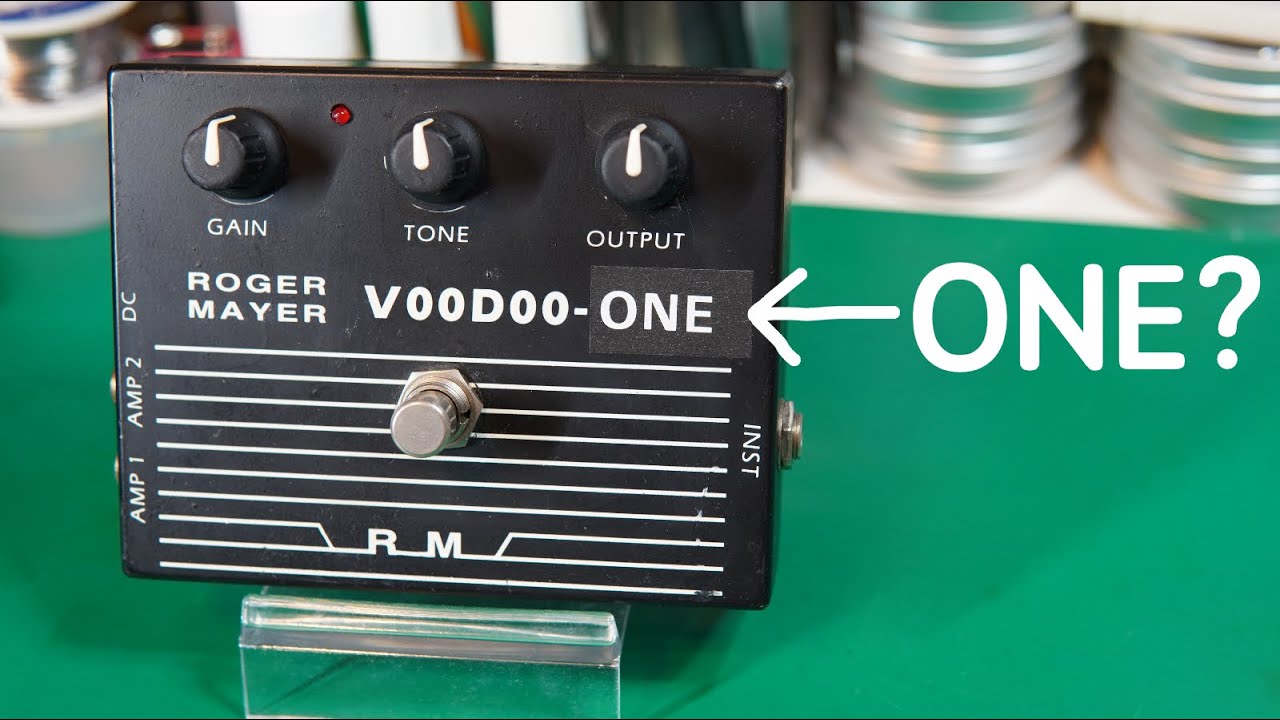 GUITAR PEDAL]ROGER MAYER VOODOO-BASS.volume pot repaired, then