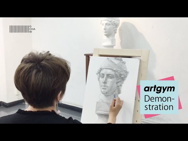 ochabi_「青年マルスのデッサン(4倍速)」artgym_2018 - YouTube