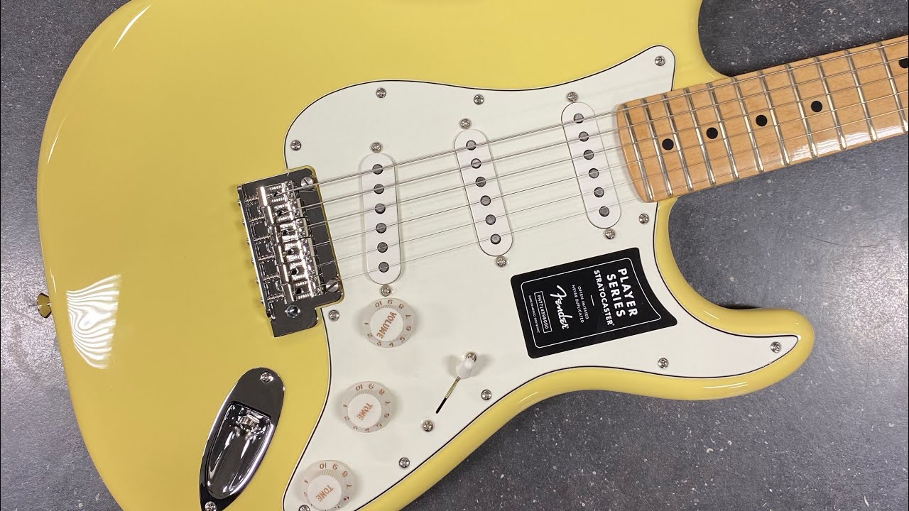 Fender Player Series Stratocaster 2022 - YouTube
