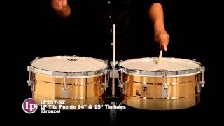 LP Tito Puente 14 & 15 Timbales Bronze