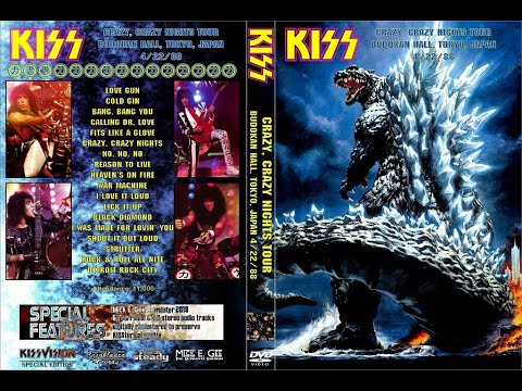 Kiss Live! Crazy Crazy Nights Tour Budokan Tokyo Japan April 22nd