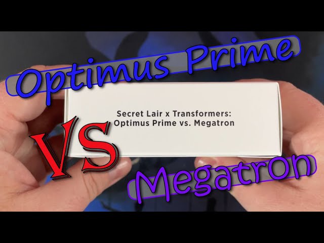 Optimus Prime Vs Megatron Secret Lair Unboxing - YouTube