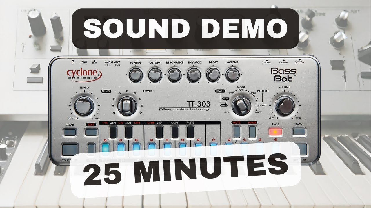 Cyclone Analogic TT-303 – 25 Minutes Synth Exploration | Sound