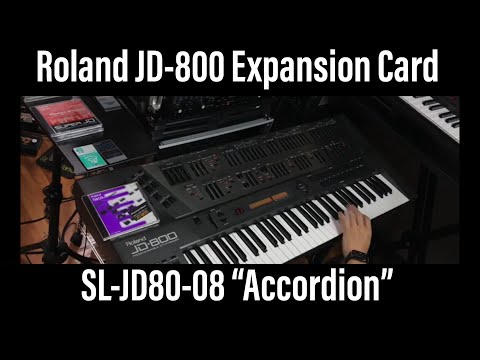 2/2) Roland JD800 SL-JD80-08 Accordion preset patches sounds