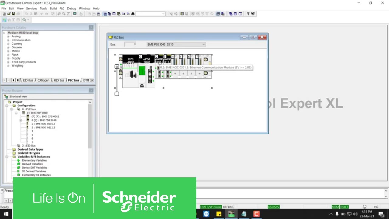 How to Update M580 Application BMENOC03X1 Module Version from .3