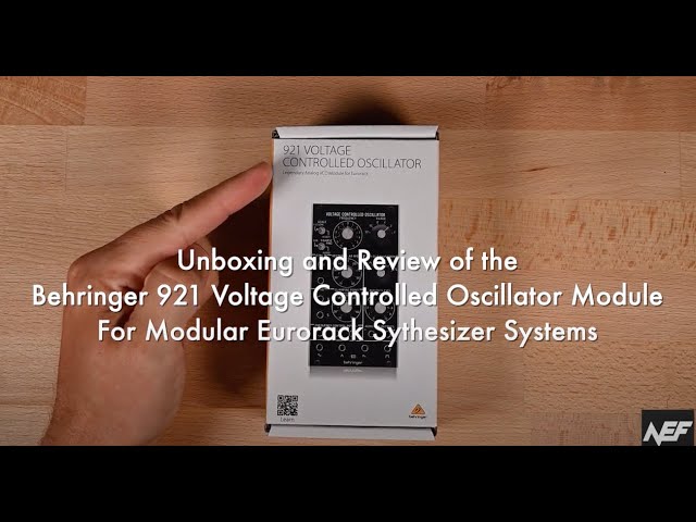 Behringer 921 Voltage Controlled Oscillator Module Unboxing and
