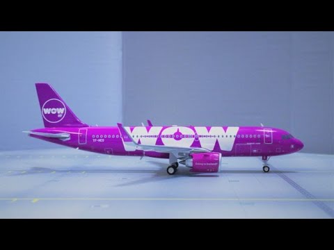 JFox 1/200 Scale WOW Air Airbus A320neo (REG:TF-NEO) Review - YouTube