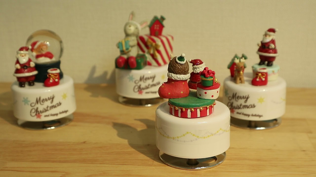 スイートクリスマスオルゴール・C・サンタとハリネズミ(既製品） - YouTube