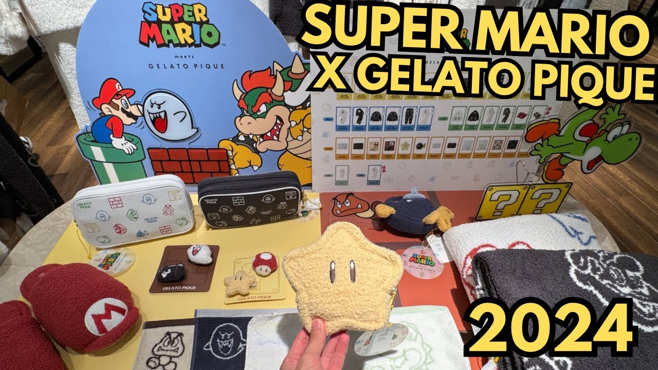Unboxing Super Mario x Gelato Pique (2024) ジェラート ピケ