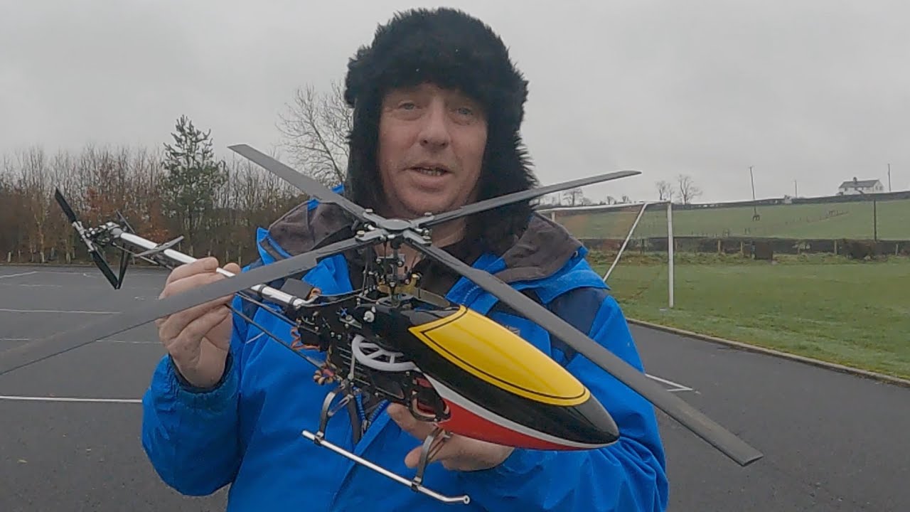 Will it Fly? CopterX 450CX in the hands of a total NEWB!! - YouTube