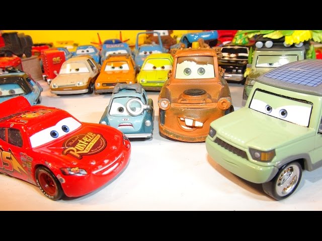 Pixar Cars Character Encyclopedia Professor ZZZZ and Sir Miles