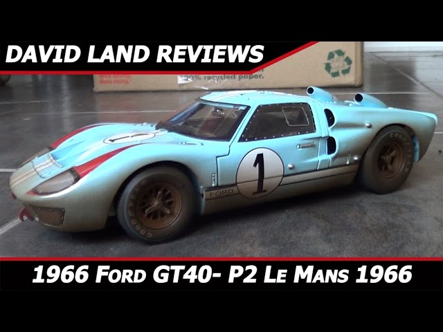 Shelby Collectibles 1966 Ford GT40 MK II #1 Le Mans Weathered
