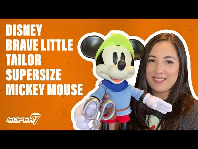 Super7 Disney Brave Little Tailor Supersize Mickey Mouse - YouTube