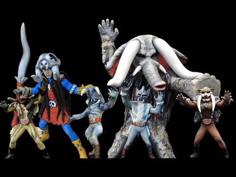 ไอ้มดเขียว】キバ男爵期の怪人集【㊗︎半世紀】 - YouTube