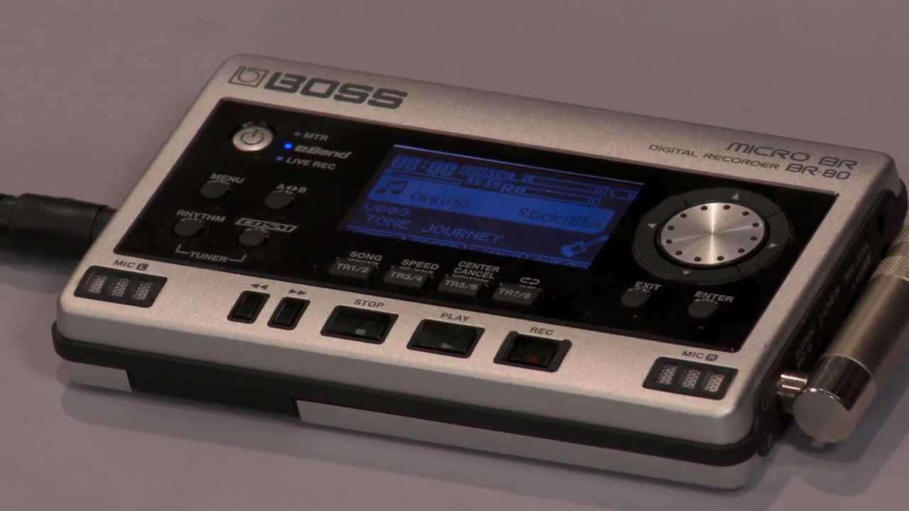 Boss Micro BR-80 Digital Recorder Overview | Full Compass - YouTube