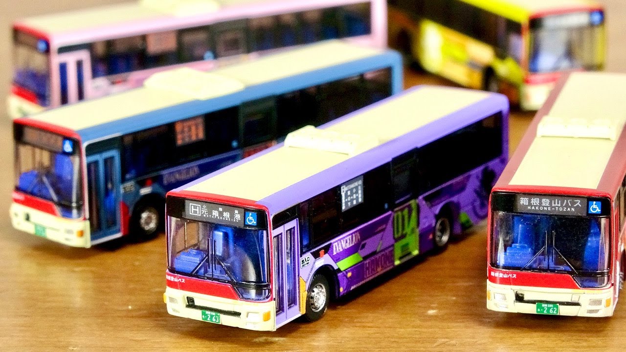 Hakone Tozan Bus Eva Edition ☆ If you see a bus like this, you'll