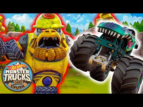 クラッシュジラがモンスタートラックに襲いかかる！｜キャンプ