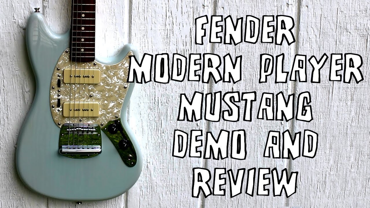 Fender Modern Player Mustang Guitar Demo & Review - YouTube