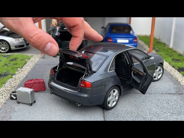 1:18 Audi A4 3.2 V6 FSI quattro facelift (B7) 2005, Dolphin gray