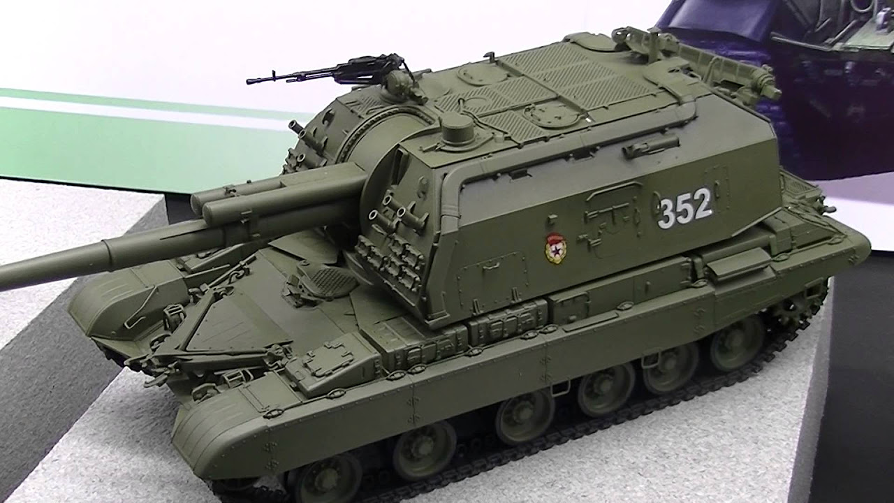 2S19 152mm 自走榴弾砲撃 ムスタ-S - YouTube