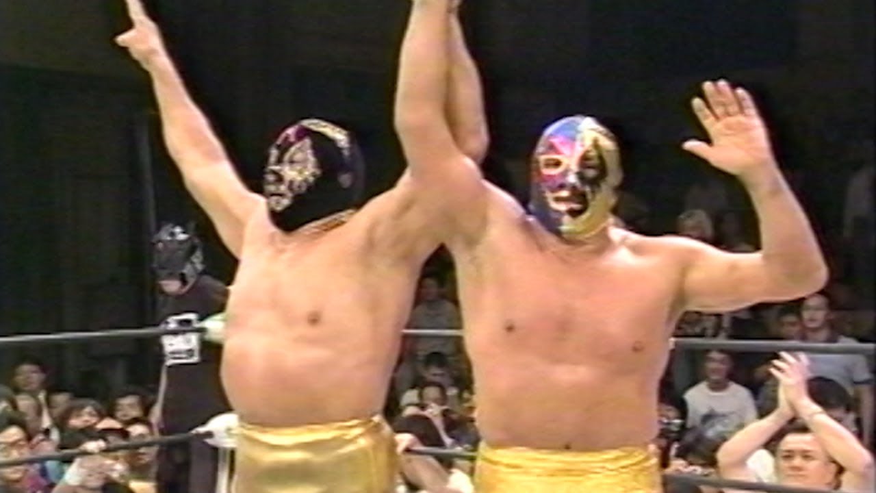 試合映像】ミル・マスカラス、ドスカラス vs グランマルクスJr