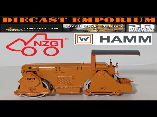 NZG 1:50 Scale Hamm 8.5 VTD Vintage Road Roller Unboxing & Review