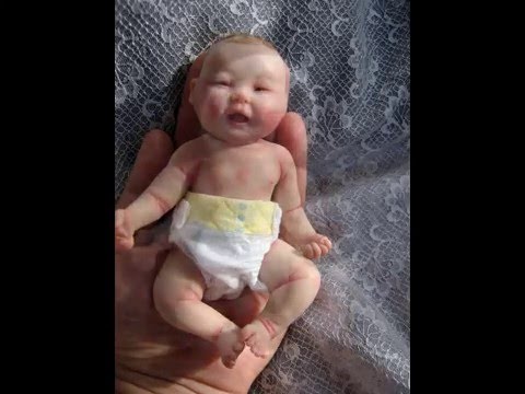 樹脂粘土で作った赤ちゃん OOAK clay baby sculpt.(Sep 30, 2011
