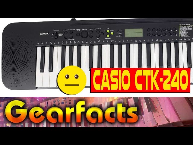 Casio CTK-240 keyboard: Same sounds as 30 years ago :/ - YouTube