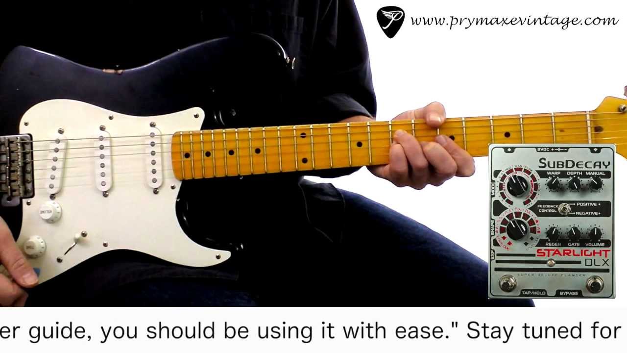 Subdecay Starlight DLX Flanger - YouTube