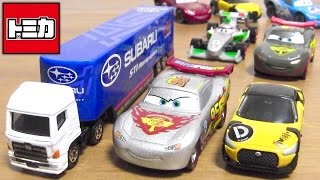 Tomica Cars Lightning McQueen (Silver Racer Type Carbon Racer Type