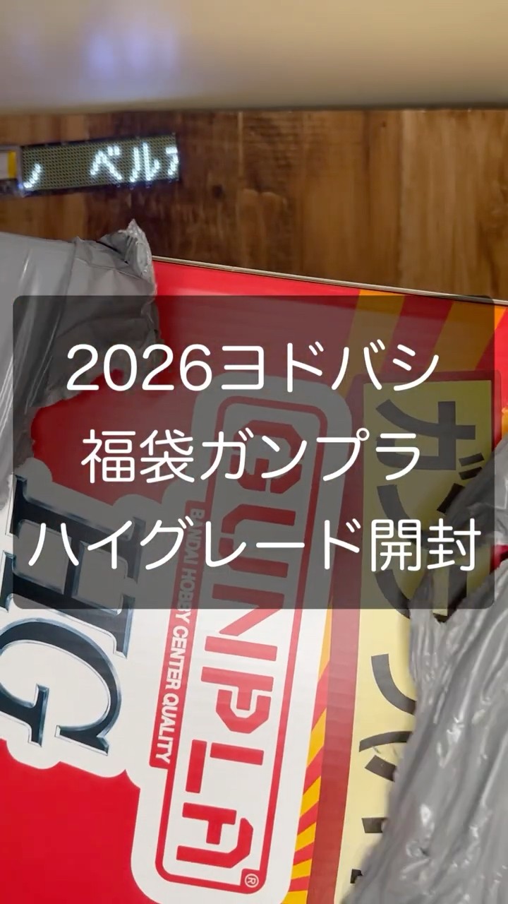 ヨドバシ福袋2026 ガンプラの夢 HG ハイグレード 開封しました