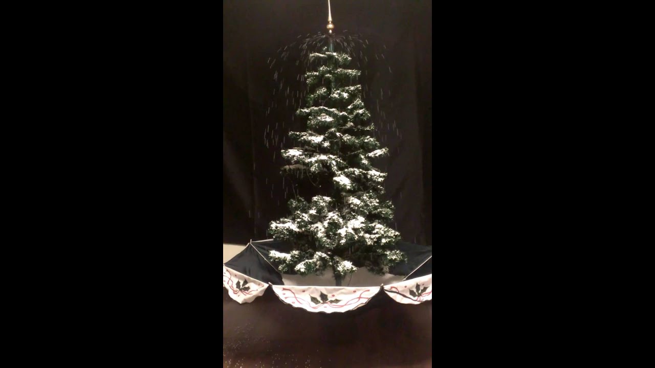 PixyParty 170cm 雪降るXmasツリー2 - YouTube