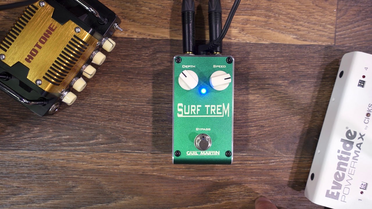 Carl Martin Surf Trem (NAMM 2018 Pedal Demo Marathon) - YouTube