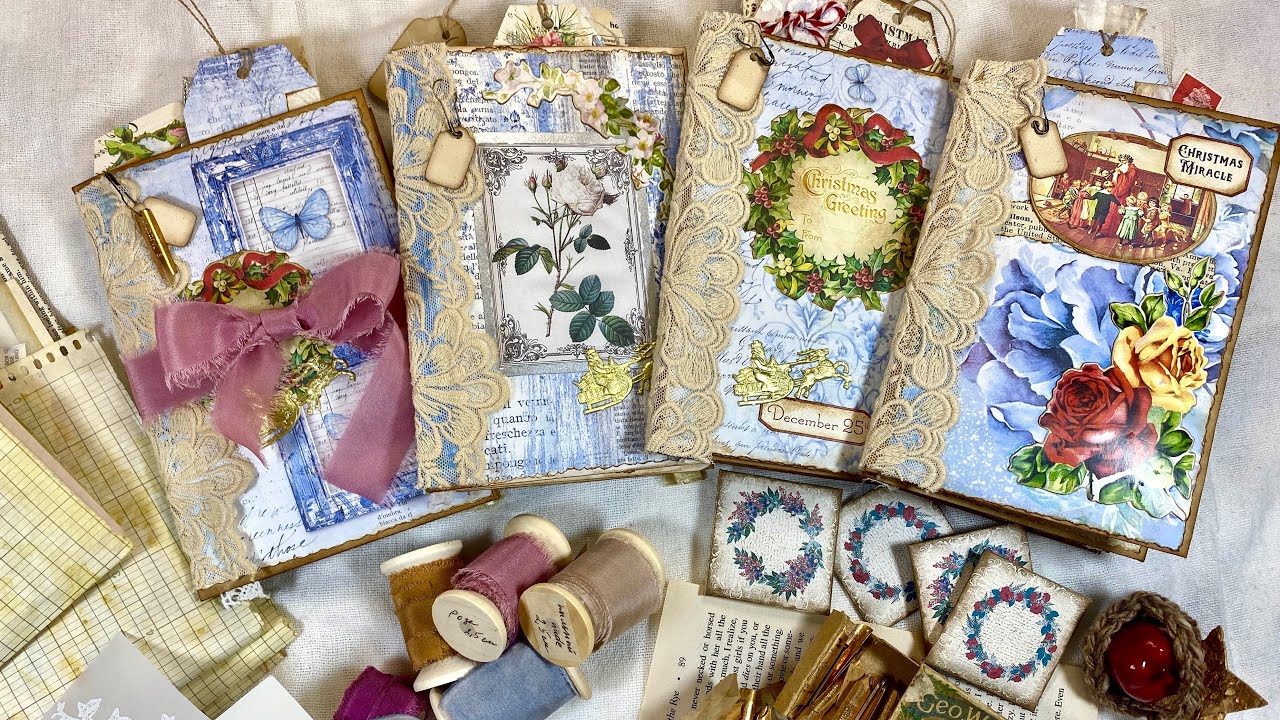 I made a junk journal using picture books. - YouTube