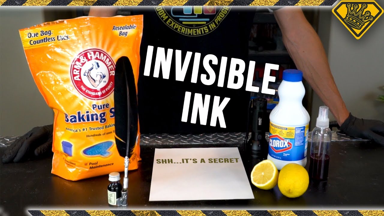 DIY Invisible Ink! TKOR Exposes How To Make A Secret Invisible Ink