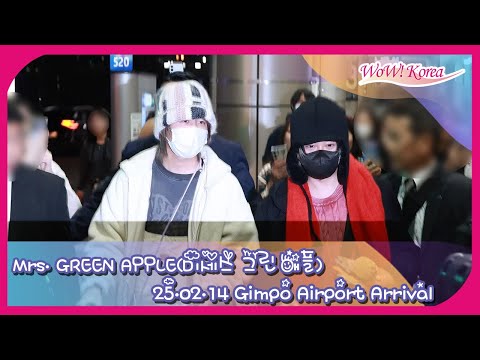 4K] Two members of Mrs. GREEN APPLE have arrived in Korea 