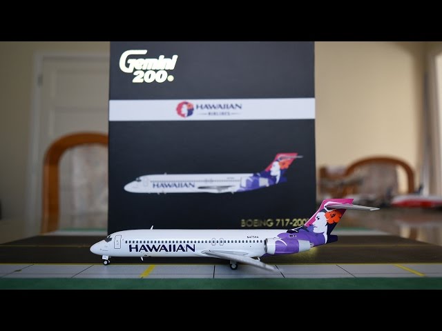 Gemini Jets 1:200 Hawaiian Airlines 717-200 Unboxing and Review