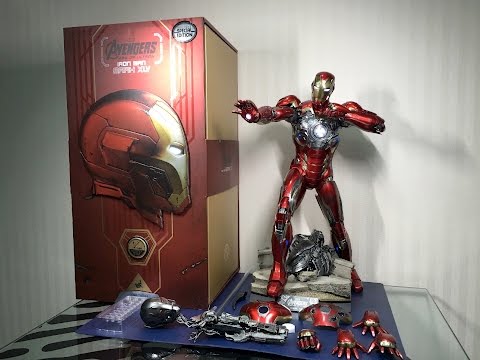 1/4 scale MARK 45 by Hot Toys from Avengers 2: Age of Ultron - YouTube