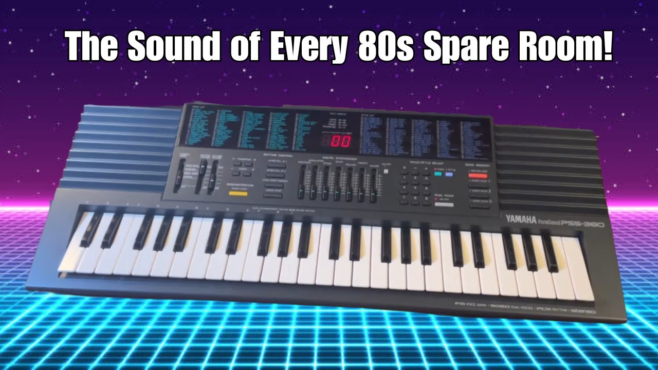 Ultimate Guide: Retro 80s Yamaha PSS-380 Synthesizer Review - YouTube